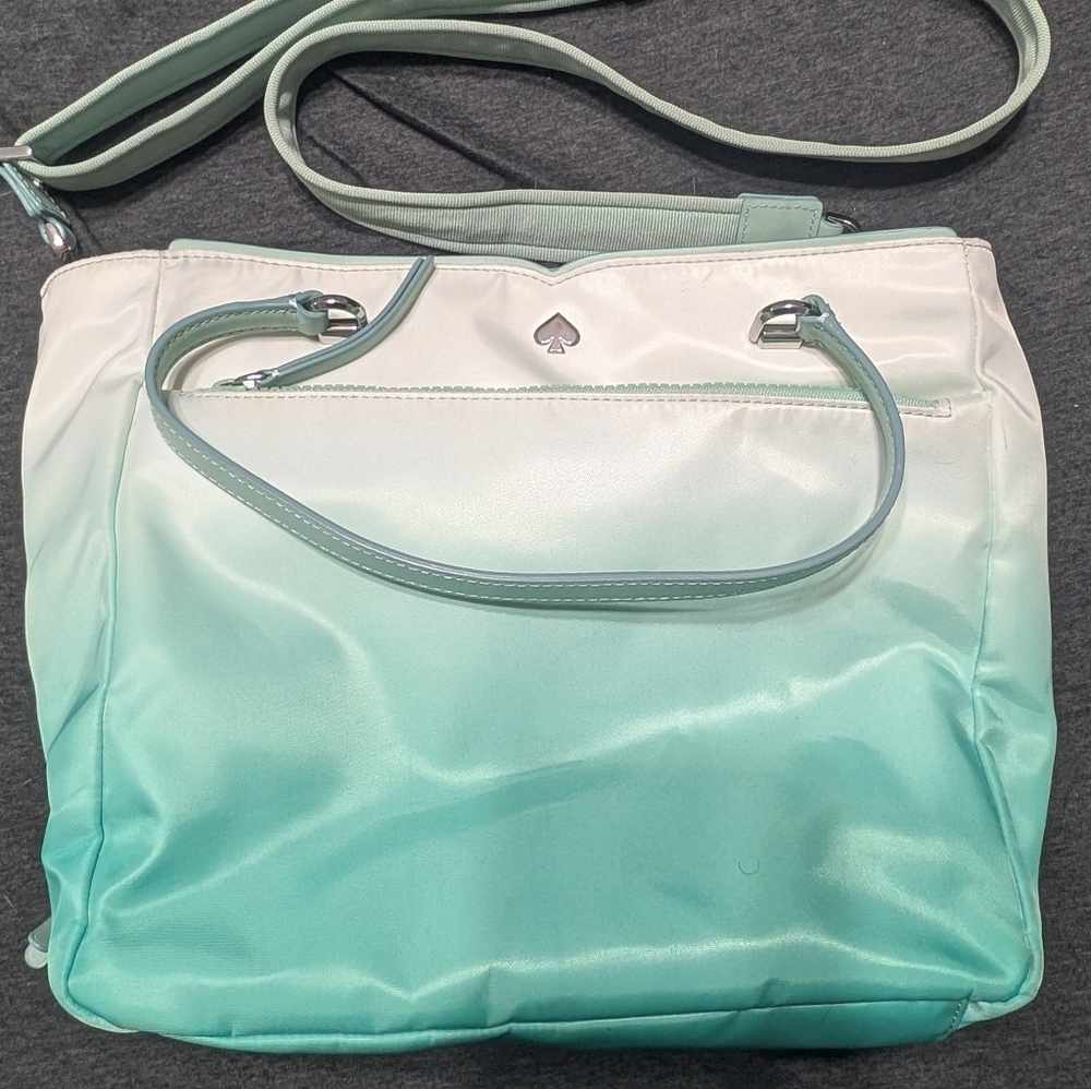 Kate Spade New York JAE DEGRADE MEDIUM SATCHEL ombre teal